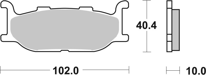 Picture of Brembo 91-92 Yamaha FZX Zeal 250cc Sinter Brake Pad - Front