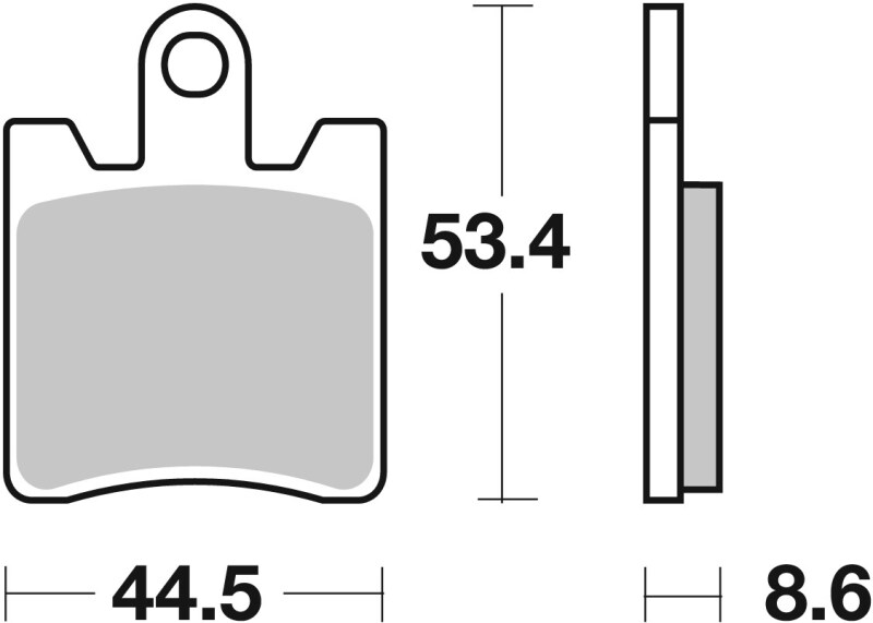 Picture of Brembo 13-18 Triumph Trophy SE 1200cc Sinter Brake Pad - Front