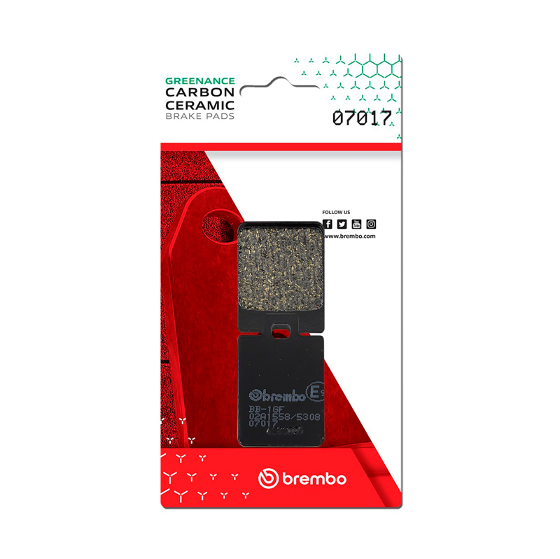 Picture of Brembo Piaggio Storm/Piaggio Tph/Piaggio Zip/Piaggio Typhoon Carbon Ceramic Brake Pad - Front