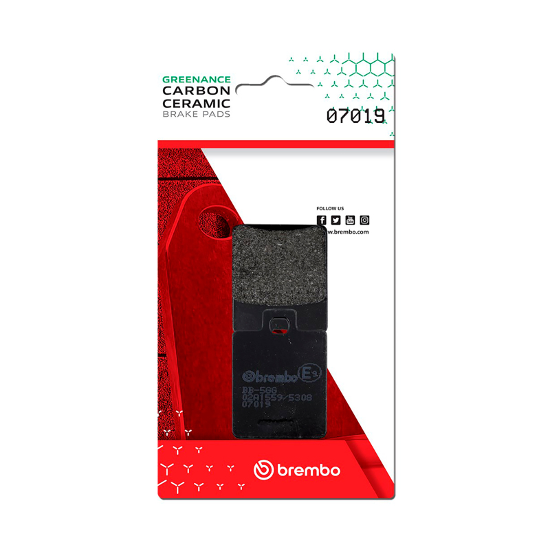 Picture of Brembo Piaggio Zip Carbon Ceramic Brake Pad - Front