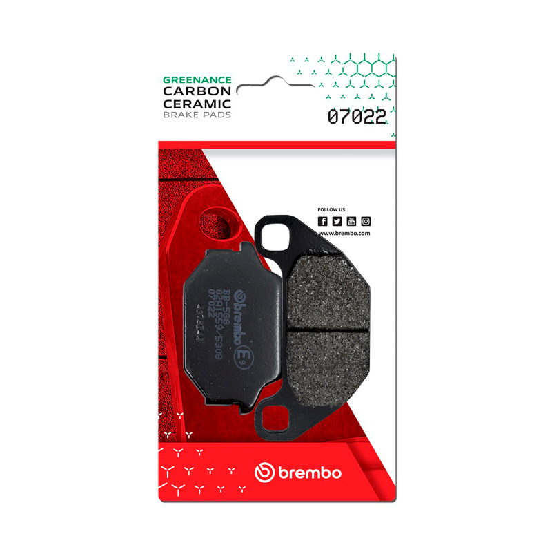Picture of Brembo KYMCO Agility/KYMCO People/KYMCO Super/SYM Hd/SYM Joyride Carbon Ceramic Brake Pad - Front