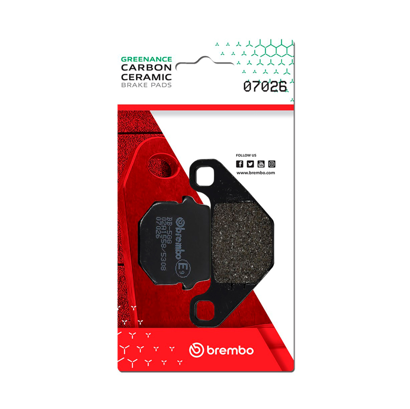 Picture of Brembo Peugeot Speedfight/Peugeot Squab/Peugeot Trekker Carbon Ceramic Brake Pad - Front