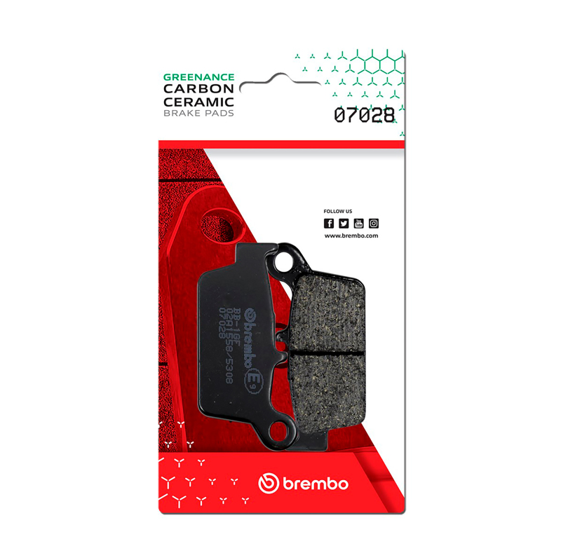 Picture of Brembo Honda Srx/KYMCO Cobra Carbon Ceramic Brake Pad - Front