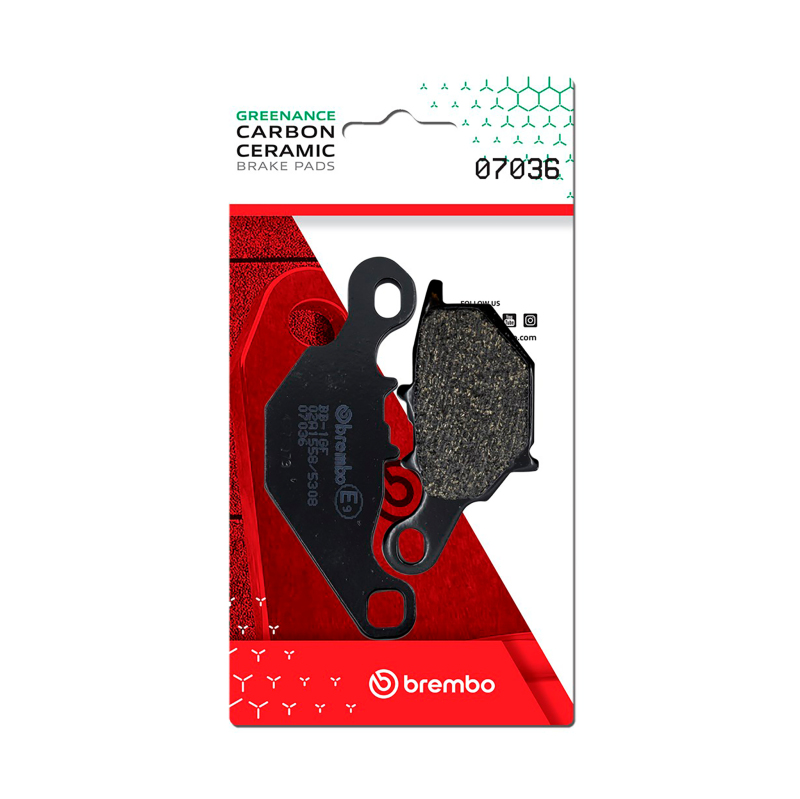 Picture of Brembo Suzuki Dr-Z/Suzuki Tr/Suzuki Uc/Suzuki Rm/Suzuki Epicuro Carbon Ceramic Brake Pad - Front
