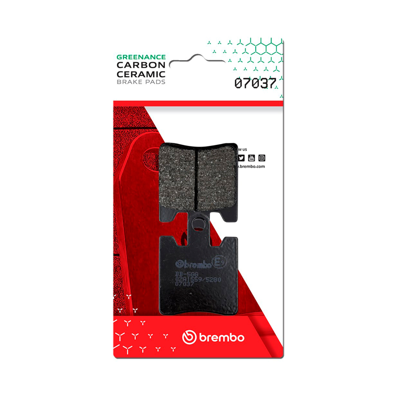 Picture of Brembo Daelim Ql/Daelim Steezer/Suzuki An Burgman/SYM Gts Carbon Ceramic Brake Pad - Front