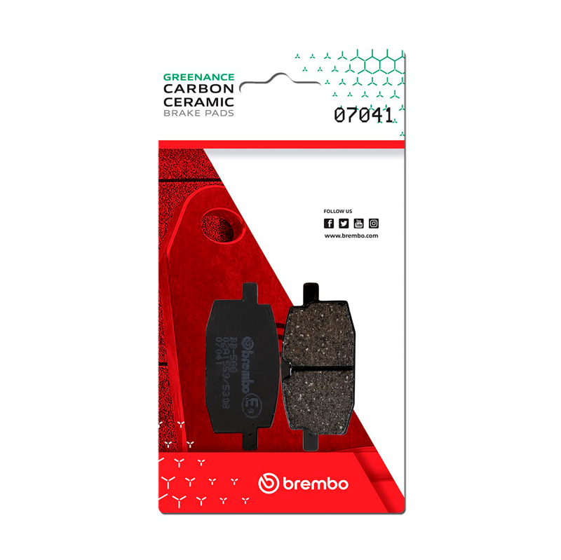 Picture of Brembo Yamaha Axis/Yamaha Bws/Yamaha Zest/Yamaha Crz Carbon Ceramic Brake Pad - Front