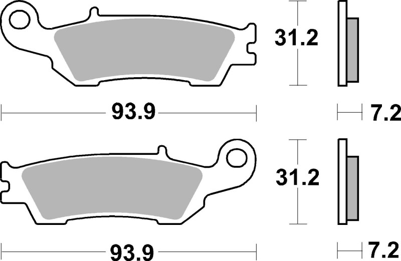 Picture of Brembo 20-21 Fantic XX 125cc Sinter Brake Pad - Front
