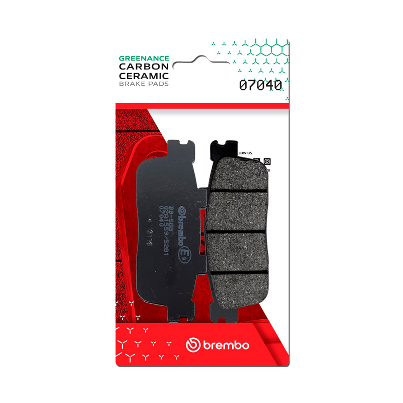 Picture of Brembo SYM Gts/SYM Wolf/SYM CruiSYM/TGB X-Motion Carbon Ceramic Brake Pad - Rear