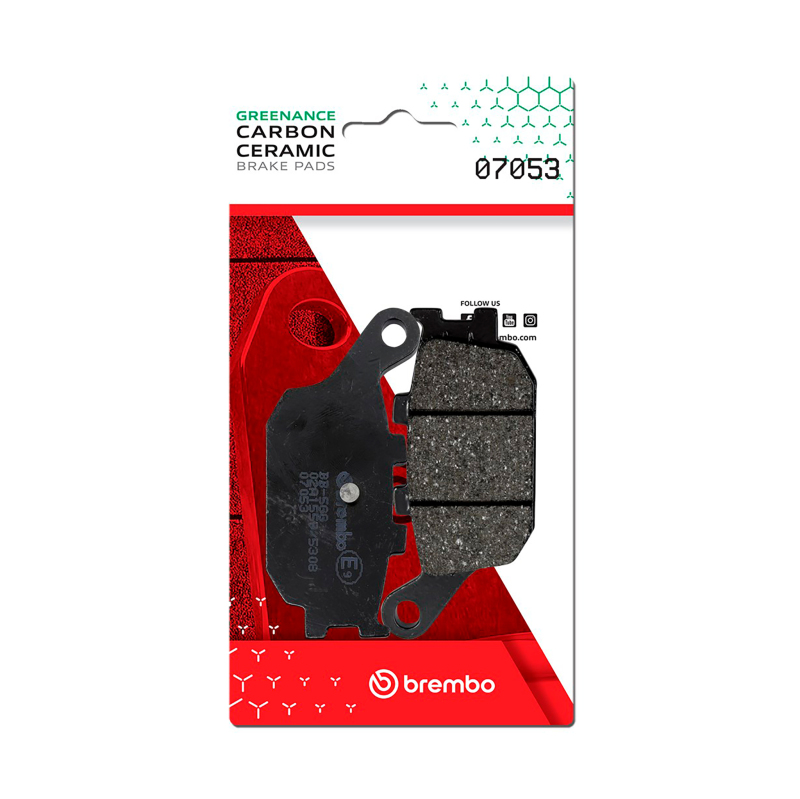 Picture of Brembo Honda Nss/Honda Forza Carbon Ceramic Brake Pad - Rear