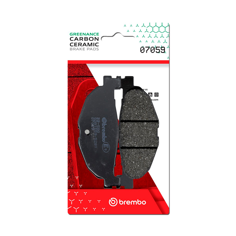 Picture of Brembo Yamaha Tmax/Yamaha Yp Carbon Ceramic Brake Pad - Rear