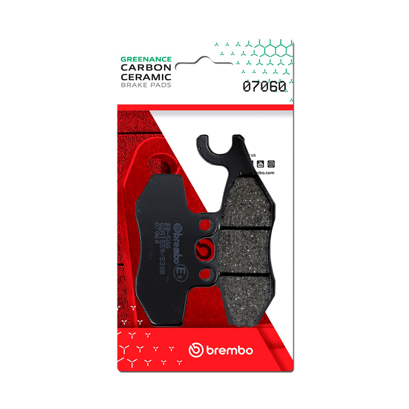 Picture of Brembo Piaggio X-Evo/Piaggio Mp3/Piaggio X10/Piaggio Medley Carbon Ceramic Brake Pad - Rear