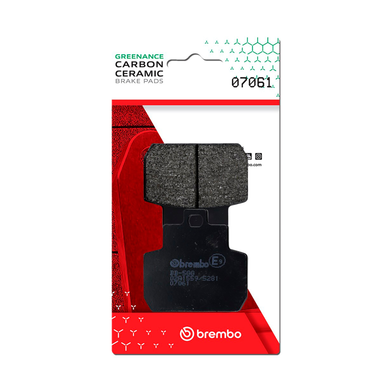 Picture of Brembo Gilera Fuoco/Piaggio X8/Piaggio X9 Carbon Ceramic Brake Pad - Rear