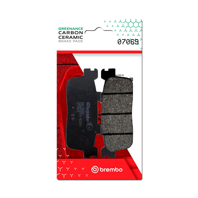Picture of Brembo KYMCO People/KYMCO Xciting/Peugeot Xp Carbon Ceramic Brake Pad - Rear