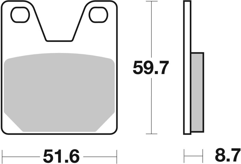 Picture of Brembo 99-02 Yamaha YZF R7 OW02 750cc Brake Pad - Rear