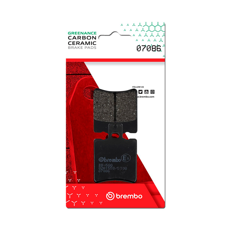 Picture of Brembo Suzuki Ay/Yamaha Aerox/Yamaha Breeze/Yamaha Zest Carbon Ceramic Brake Pad - Front