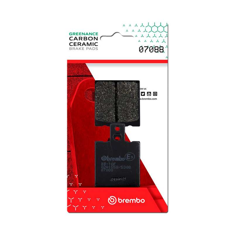 Picture of Brembo Benelli Velvet Carbon Ceramic Brake Pad - Rear