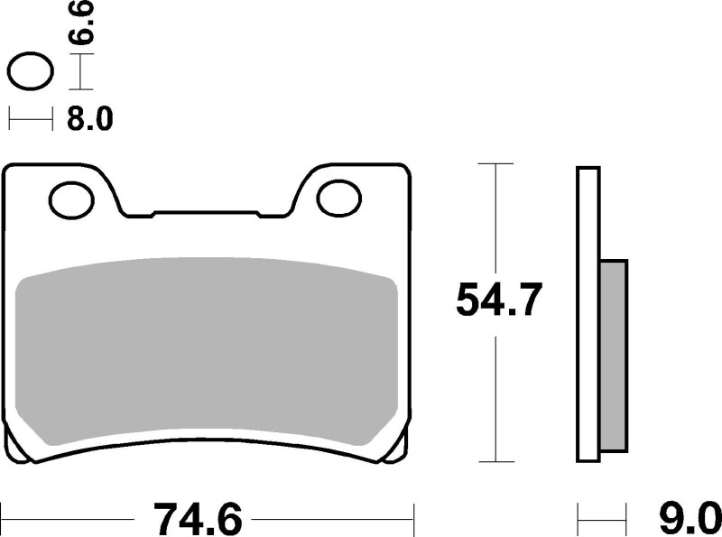 Picture of Brembo 92-95 Yamaha FZR R 600cc Sinter Brake Pad - Front