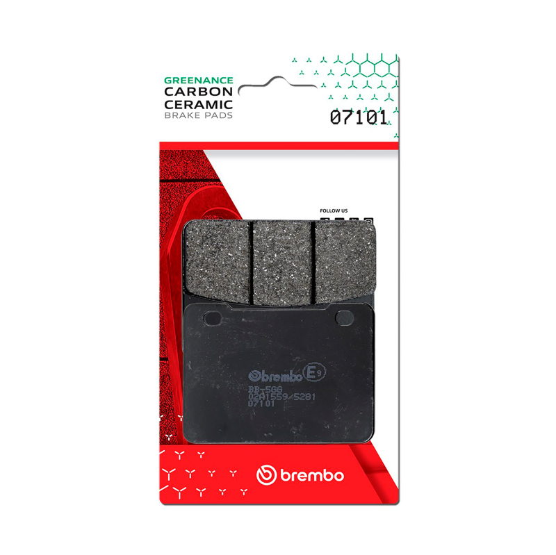 Picture of Brembo Aeon Elite/SYM MaxSYM/SYM Wolf/SYM CruiSYM Carbon Ceramic Brake Pad - Front
