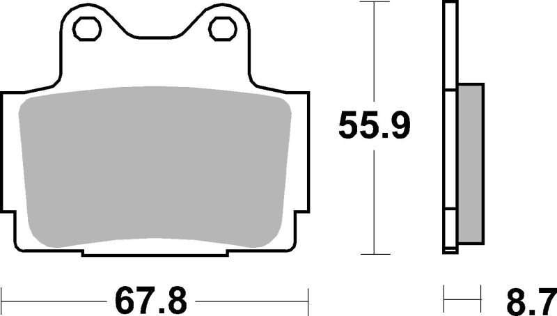 Picture of Brembo 88-88 Yamaha RZ RR 250cc Sinter Brake Pad - Front