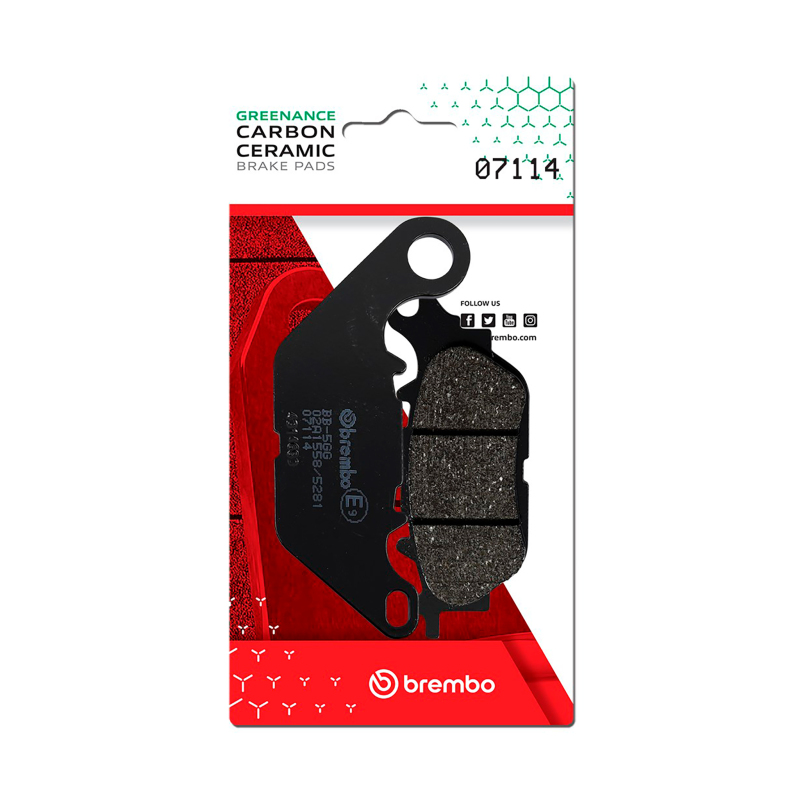 Picture of Brembo Yamaha DElight Carbon Ceramic Brake Pad - Front