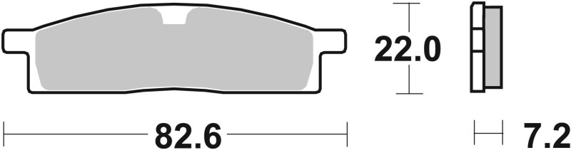 Picture of Brembo 19-24 Yamaha YZ 65cc Sinter Brake Pad - Front