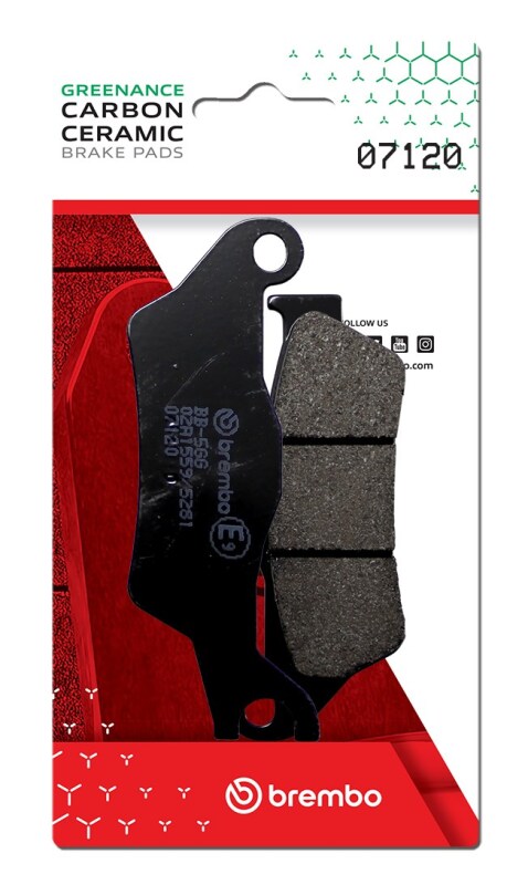 Picture of Brembo Aprilia Sr/Aprilia Sxr/Piaggio Typhoon Carbon Ceramic Brake Pad - Front