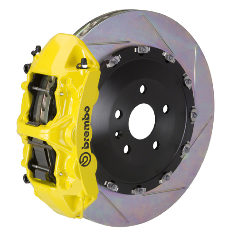 Picture of Brembo 24+ BMW M30i/530i xDrive/24+ 540i xDrive Fr GT BBK 6 Pist Cast 405x34 2pc Rotor Slt TY1- YL