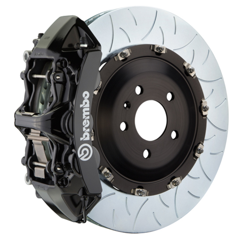 Picture of Brembo 24+ BMW M30i/530i xDrive/24+ 540i xDrive Fr GT BBK 6 Pist Cast 405x34 2pc Rotor Slt TY3- Blk