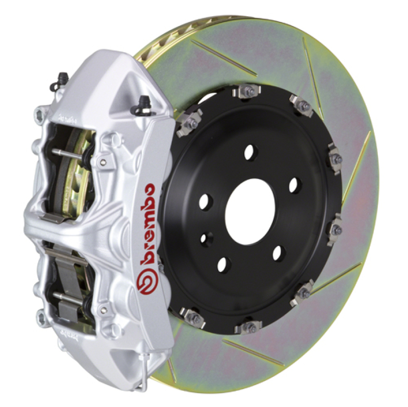 Picture of Brembo 24+ BMW M30i/530i XDrive Front GT BBK 6 Piston Cast 380x34 2pc Rotor Slotted Type-1 - Silver