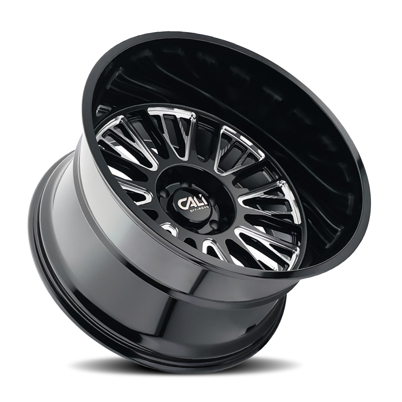 Picture of Cali Off-Road 9116 Vertex 26x14 / 6x135 BP / -76mm Offset / 87.1mm Hub Gloss Black Milled Wheel
