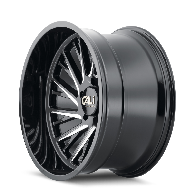 Picture of Cali Off-Road 9114 Purge 20x10 / 8x170 BP / -25mm Offset / 125.2mm Hub Gloss Black Milled Wheel