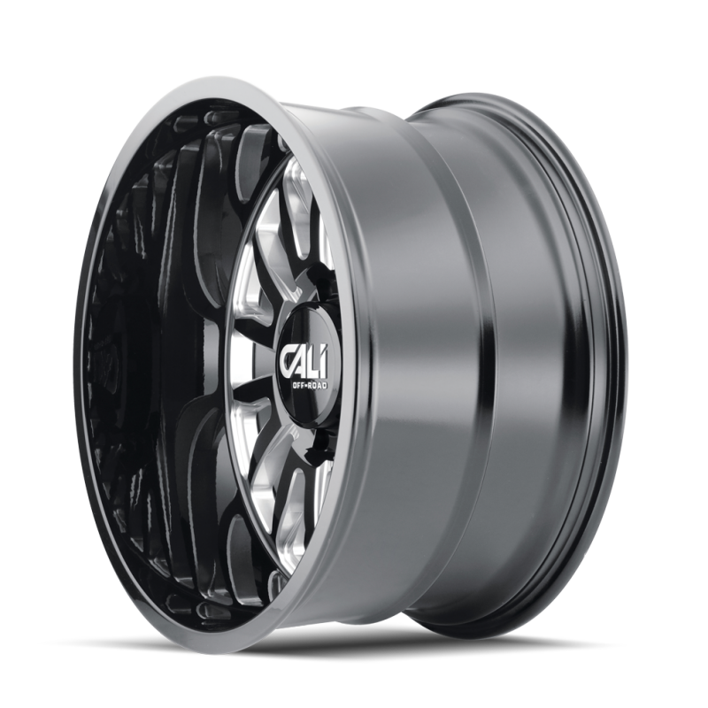 Picture of Cali Off-Road 9110 Summit 20x9 / 8x180 BP / 0mm Offset / 124.1mm Hub Gloss Black Milled Wheel
