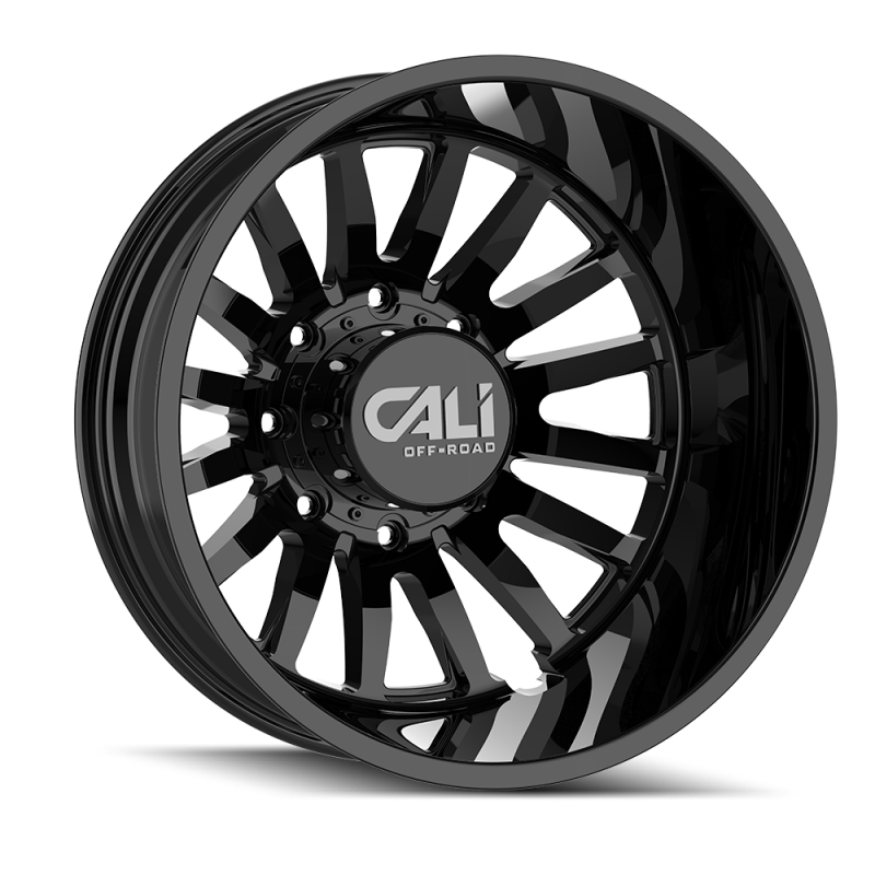 Picture of Cali Off-Road 9110D Summit Dually 22x8.25 / 8x165.1 BP / -192mm Offset / 121.3mm Hub Gls Blk Wheel