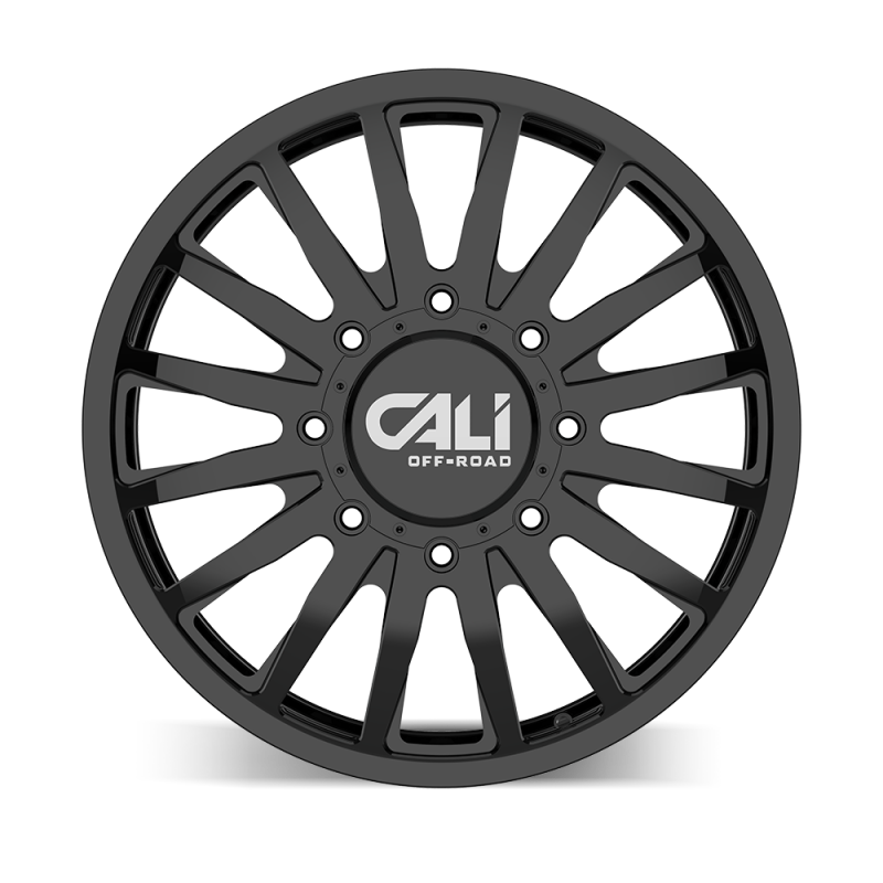 Picture of Cali Off-Road 9110D Summit Dually 22x8.25 / 8x210 BP / 115mm Offset / 154.2mm Hub Gloss Black Wheel