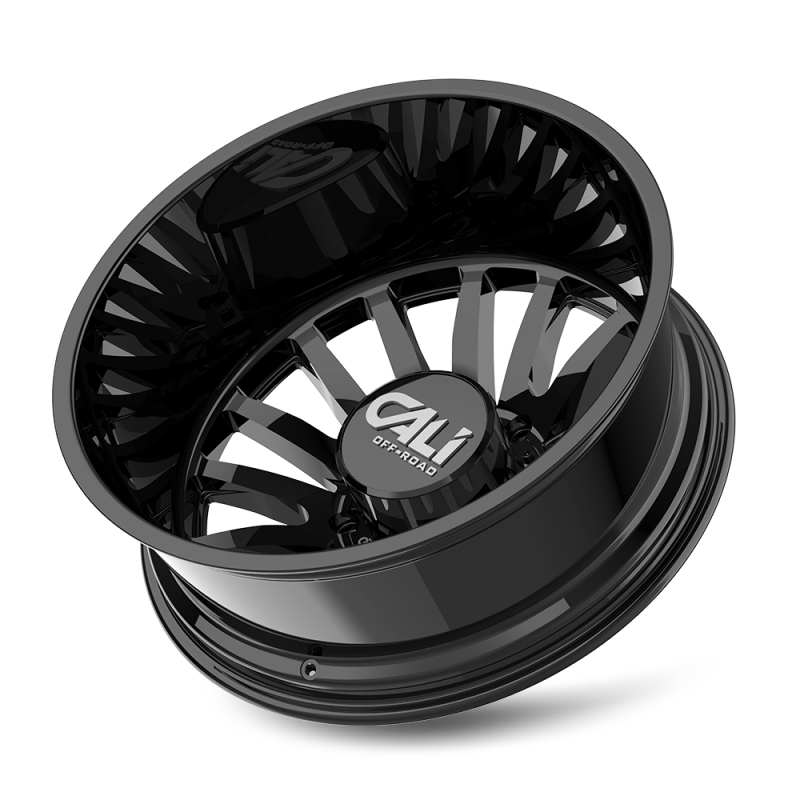 Picture of Cali Off-Road 9110D Summit Dually 22x8.25 / 8x200 BP / -232mm Offset / 142mm Hub Gloss Black Wheel
