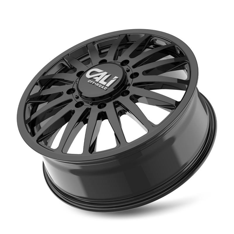 Picture of Cali Off-Road 9110D Summit Dually 20x8.25 / 8x210 BP / 115mm Offset / 154.2mm Hub Gloss Black Wheel