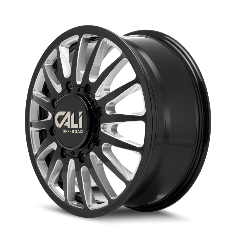 Picture of Cali Off-Road 9110D Summit Dually 22x8.25 / 8x165.1 BP / 115mm OS / 121.3mm Hub Gls Blk Mill Wheel