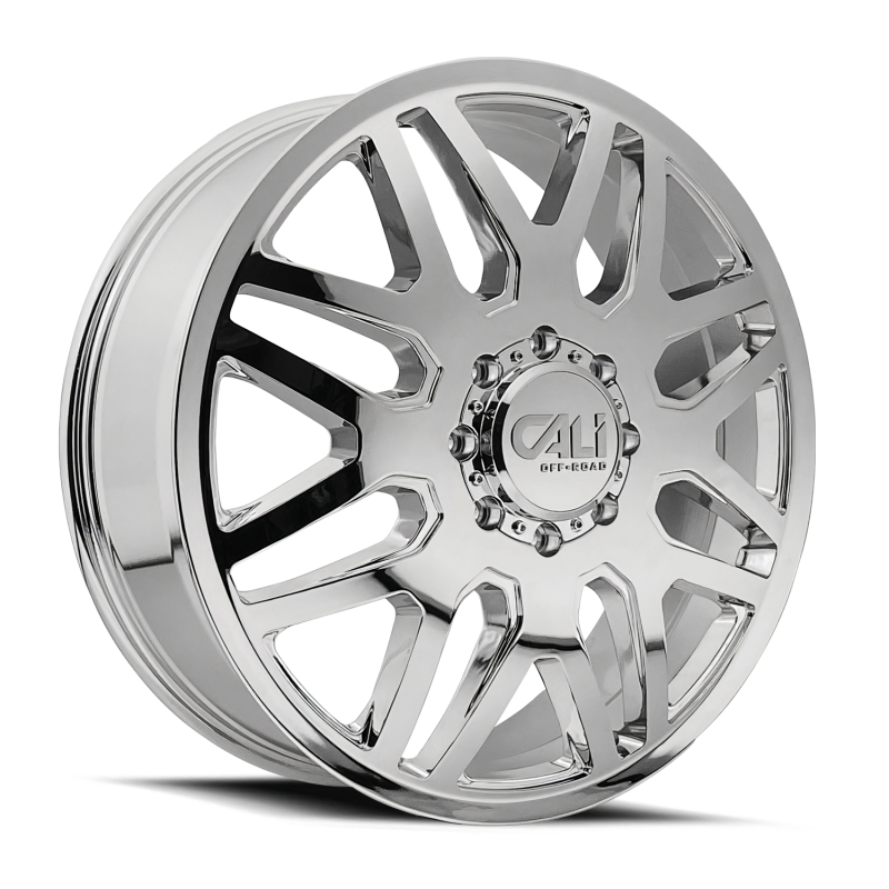 Picture of Cali Off-Road 9115D Invader Dually 24x8.25 / 8x165.1 BP / 115mm Offset / 121.3mm Hub Chrome Wheel