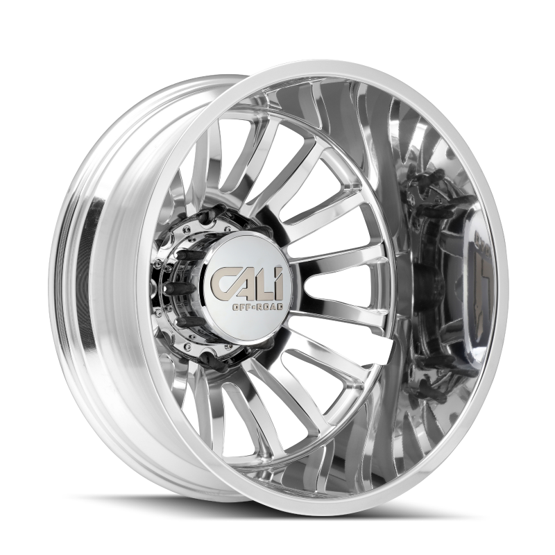 Picture of Cali Off-Road 9110D Summit Dually 22x8.25 / 8x210 BP / -192mm Offset / 154.2mm Hub Polished Wheel
