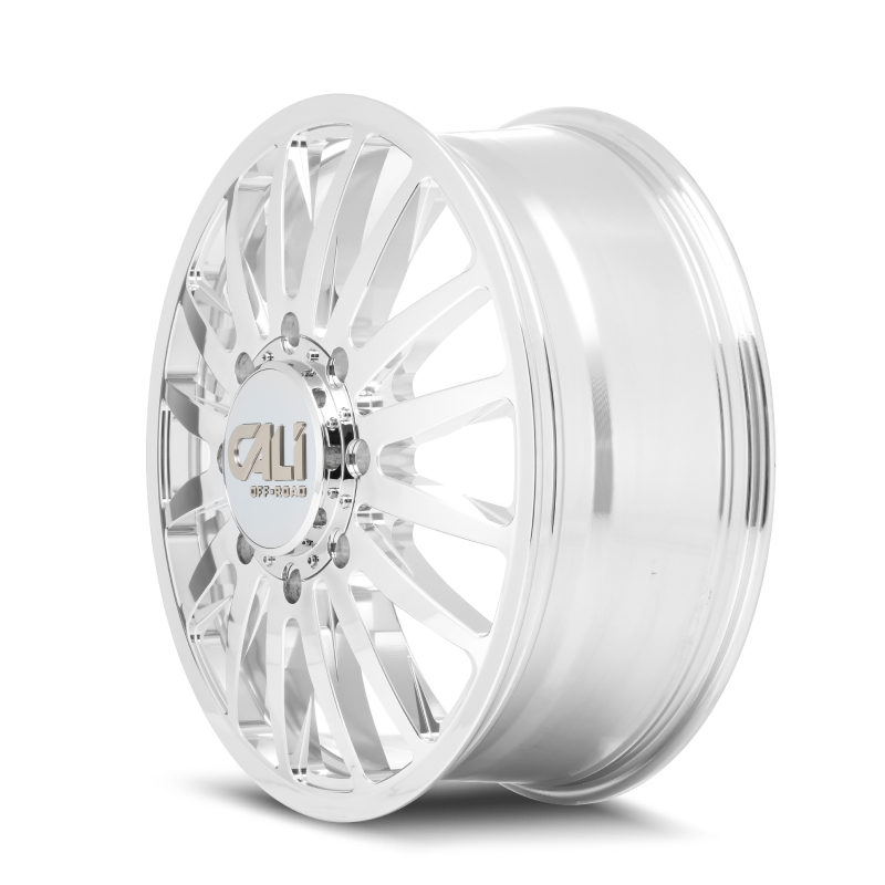 Picture of Cali Off-Road 9110D Summit Dually 22x8.25 / 8x210 BP / -232mm Offset / 154.2mm Hub Polished Wheel