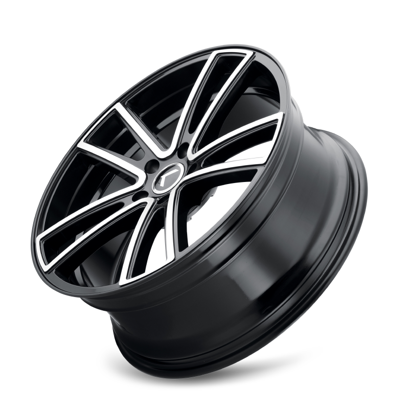 Picture of Kraze KR190 Lusso 22x8.5 / 5x115 BP / 38mm Offset / 72.62mm Hub Gloss Black Machined Wheel