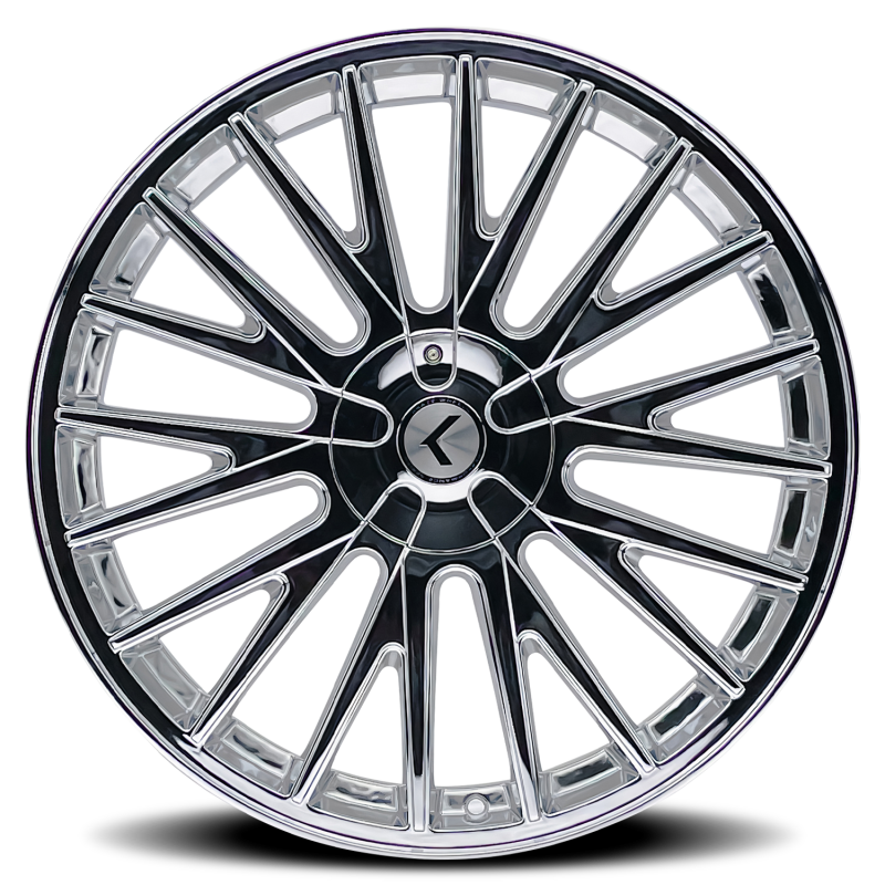 Picture of Kraze KR185 Double Down 20x8.5 / 5x108/114.3 BP / 38mm Offset / 73mm Hub Chrome Wheel