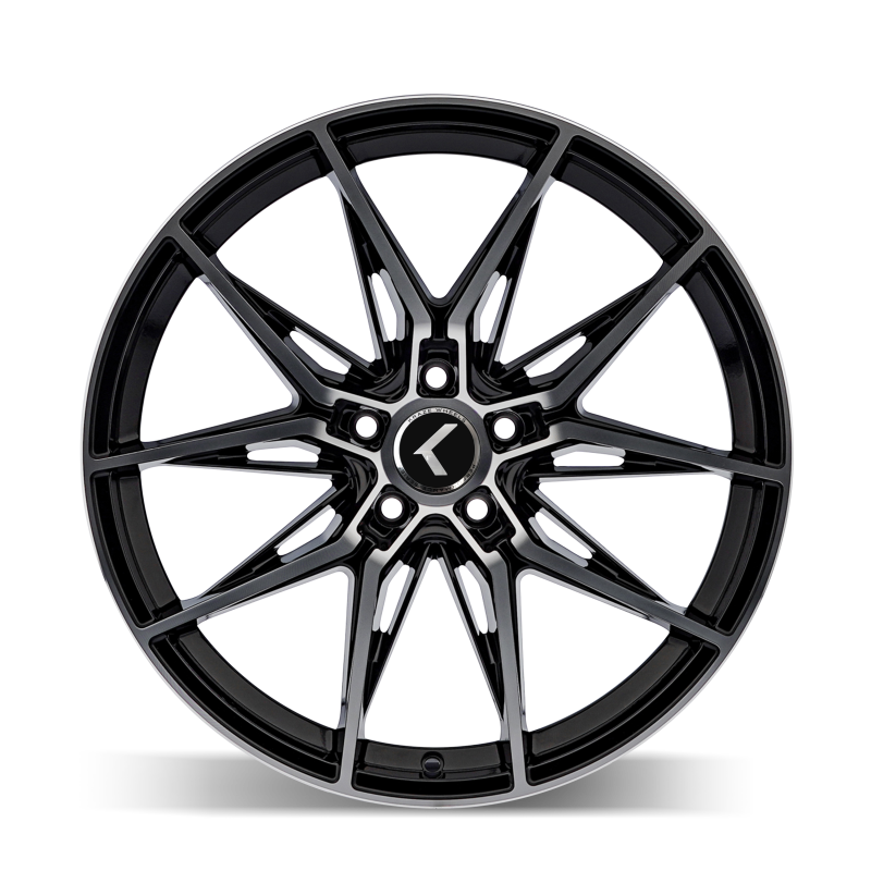 Picture of Kraze KR196 Evolve 18x8.5 / 5x120 BP / 30mm Offset / 72.56mm Hub Gloss Black Machined Wheel