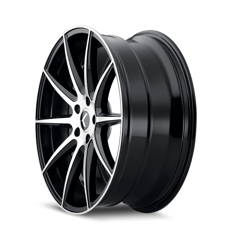 Picture of Kraze KR194 Cosmos 18x8 / 5x120 BP / 40mm Offset / 74.1mm Hub Gloss Black Machined Wheel