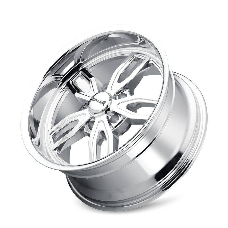 Picture of Ridler 608 20x10 / 5x114.3 BP / 0mm Offset / 72.62mm Hub Chrome Wheel