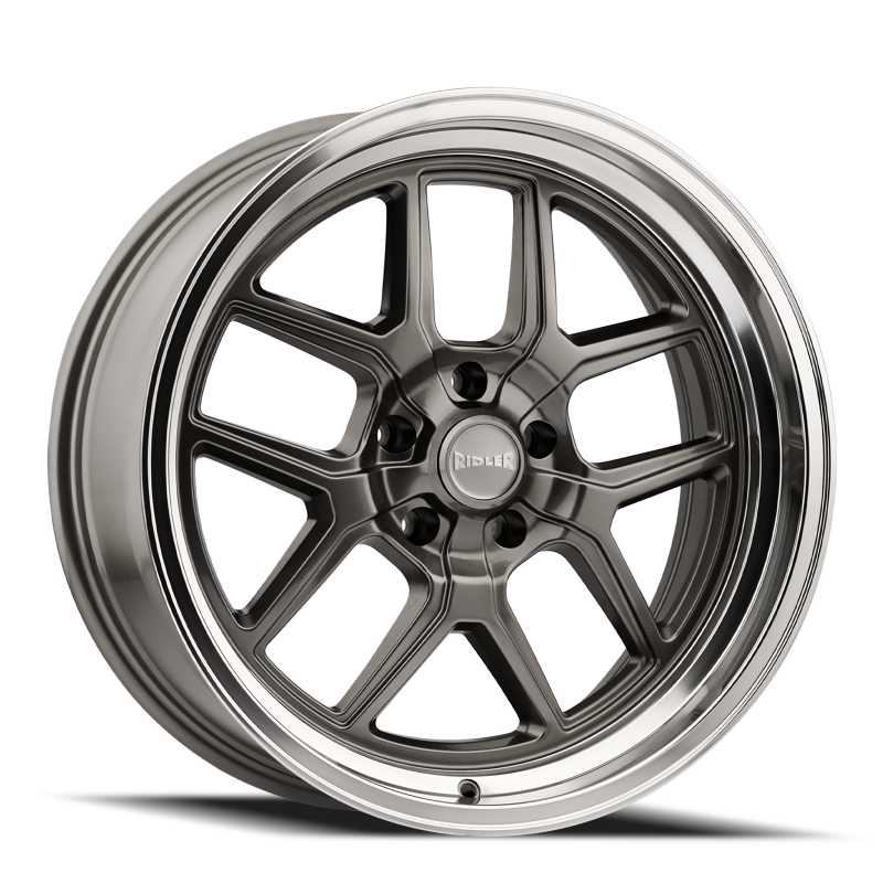 Picture of Ridler 610 20x10 / 5x120.65 BP / 0mm Offset / 83.82mm Hub Gloss Grey Polished Wheel