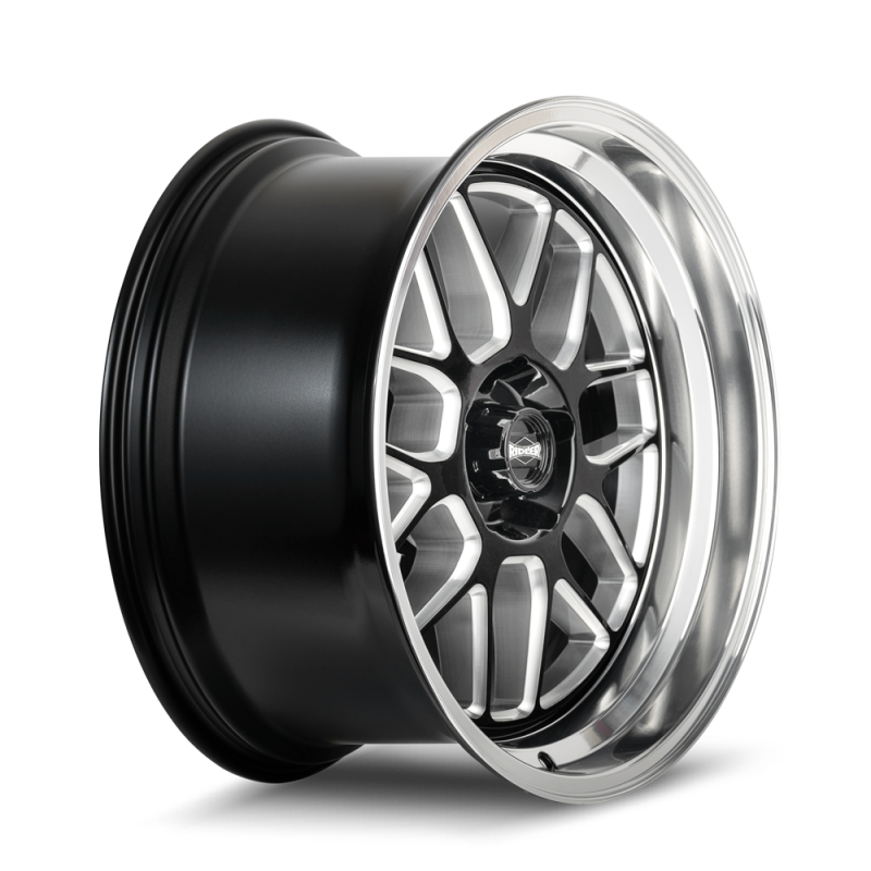 Picture of Ridler 611 20x8.5 / 5x114.3 BP / 0mm Offset / 83.82mm Hub Gls Blk Mill w/ Diamond Cut Lip Wheel