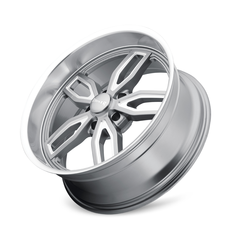 Picture of Ridler 608 18x9 / 5x114.3 BP / 0mm Offset / 72.62mm Hub Gloss Grey Milled Wheel