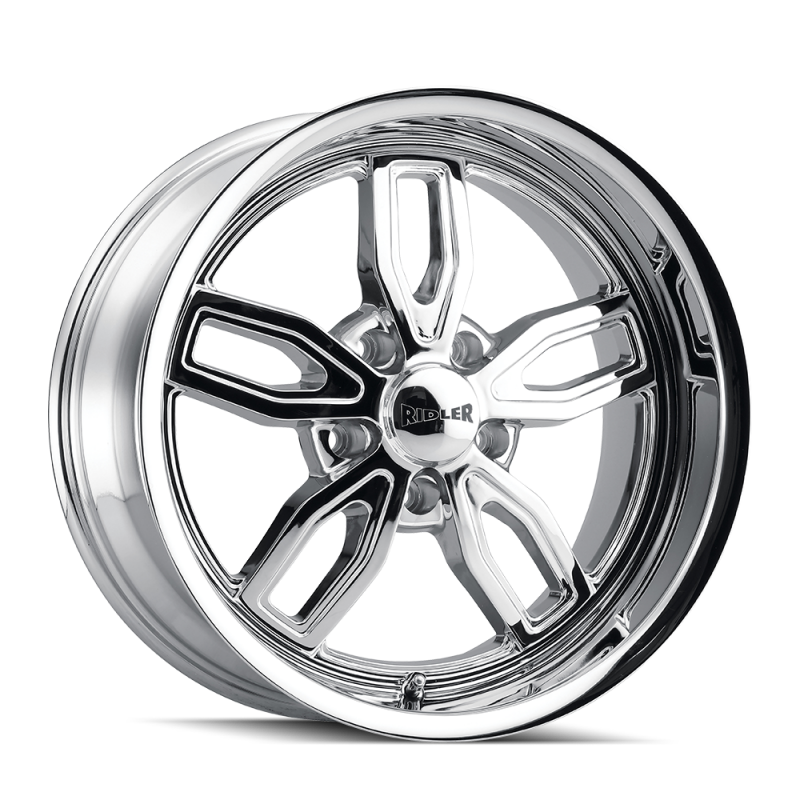 Picture of Ridler 608 20x8.5 / 5x127 BP / 0mm Offset / 78.3mm Hub Chrome Wheel