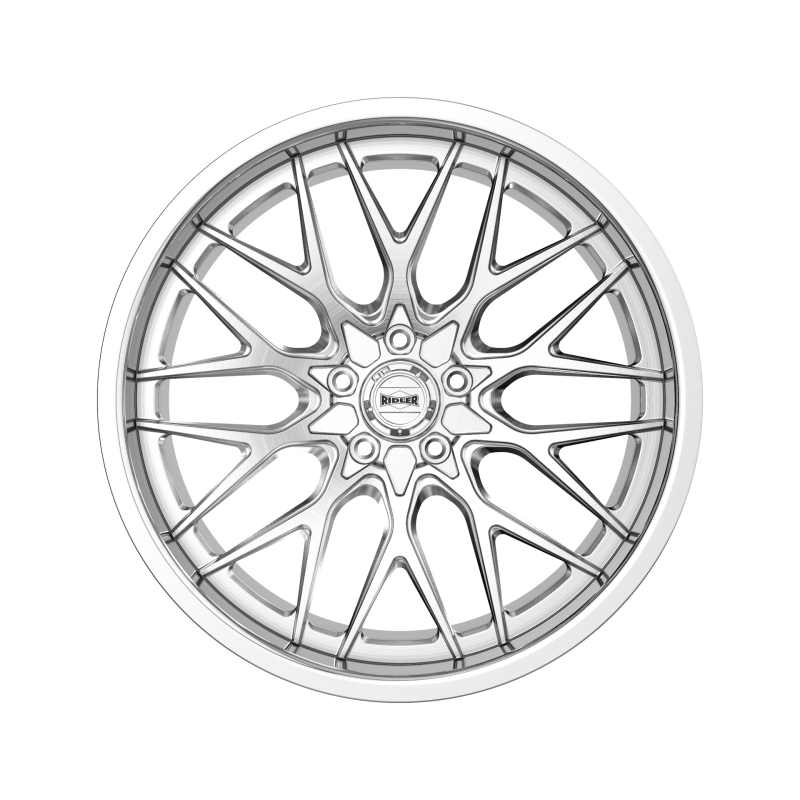 Picture of Ridler 681 22x9 / 5x120.65 BP / 0mm Offset / 83.82mm Hub Brushed w/ Polished Lip Wheel